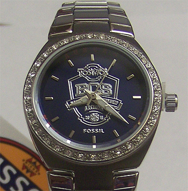 Auburn Tigers 2010 BCS Championship Ladies Fossil Glitz Watch Li3092