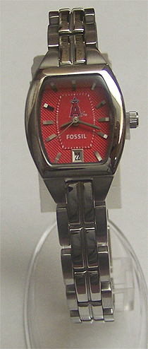 Anaheim LA Angels Fossil Watch Womens Three Hand Date MLB1043