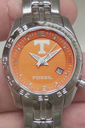Tennessee Volunteers Womens Fossil  Ladies Sport Logo Watch with Date